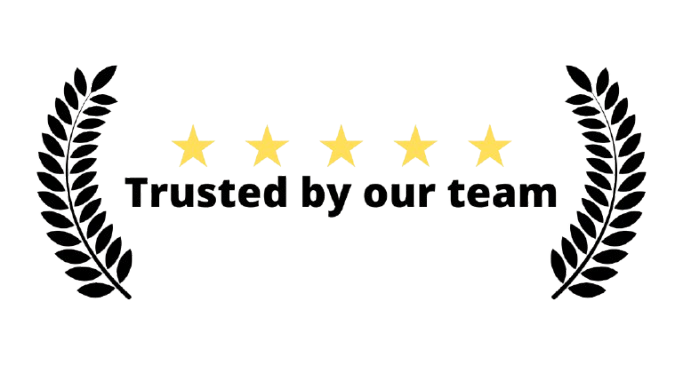 Trusted by our team — five stars